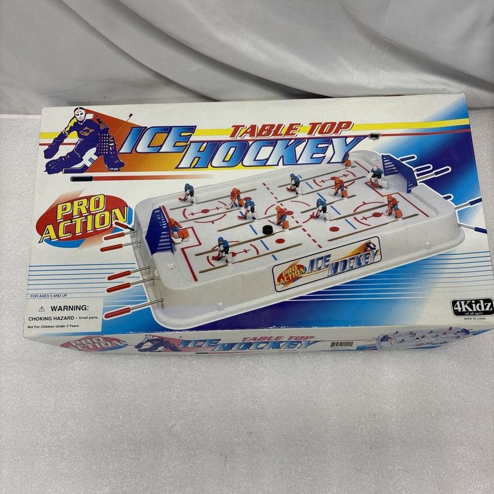 Pro Action NHL Ice Hockey Rink Arena Set Table Game Players Incomplete